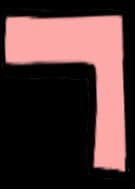 Corner of a banner